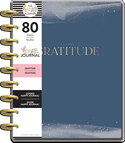 Me & My Big Ideas Happy Planner Classic Guided Journal 7"X9.25" 80/Sheets-Gratitude