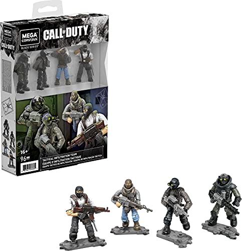 Mega Construx Call of Duty Tactical Infiltration Team, Multi (GYF91), 16 years and up, 86 pieces