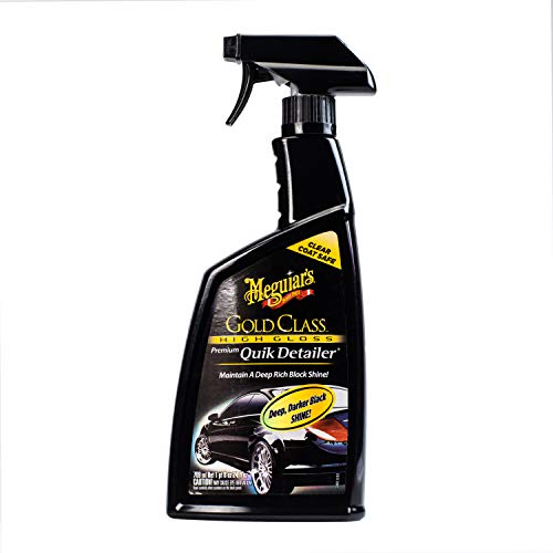 Meguiar's G7624 Gold Class High Gloss Premium Quik Detailer - 24 Oz Spray Bottle