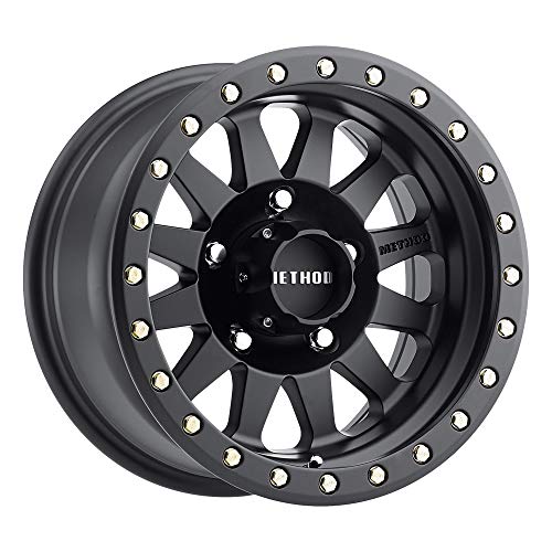 Method Race Wheels 304 Double Standard Matte Black 15x10" 5x4.5", 50mm offset 3.5" Backspace, MR30451012550N