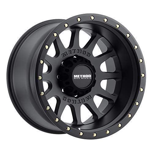 Method Race Wheels 605 NV Matte Black 20x10" 8x170", 24mm offset 4.55" Backspace, MR60521087524N