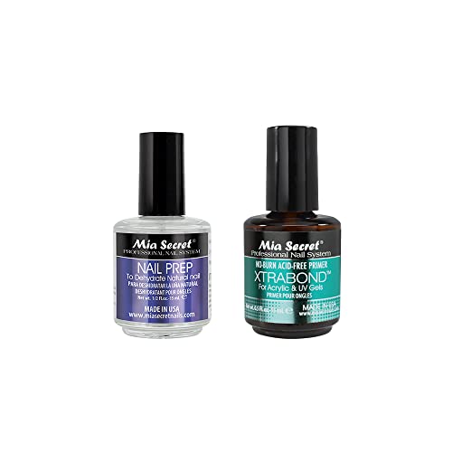 Mia Secret Nail Prep 0.5oz (NP-30) & Xtrabond Primer 0.5 oz (PR100)