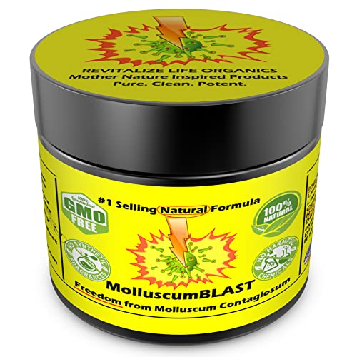 MolluscumBLAST - Plant-Based Molluscum Cream With Tea Tree Oil -Fast Acting, Gentle & Painless, 100% Natural Formulation For Kids And Adults - Helps Rid of Bumps and Minimize Scarring