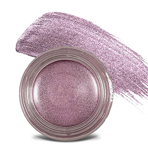 Mommy Makeup Any Wear Creme in Elsa (a pale shimmering lilac) - The ultimate multi-tasking cosmetic - Smudge-proof Eye Shadow, Cheek Color, and Lip Color all-in-one [Elsa]