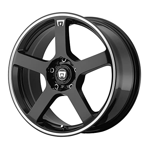 Motegi MR116 17x7 5x100/5x4.5" 40mm Black/Machined Wheel Rim 17" Inch