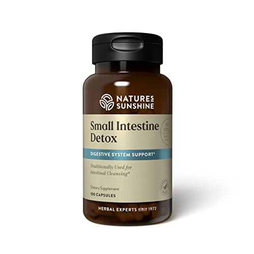 Nature's Sunshine Small Intestine Detox, 100 Capsules | Natural Formula Soothes Digestive Tissue and Helps with the Breakdown of Proteins