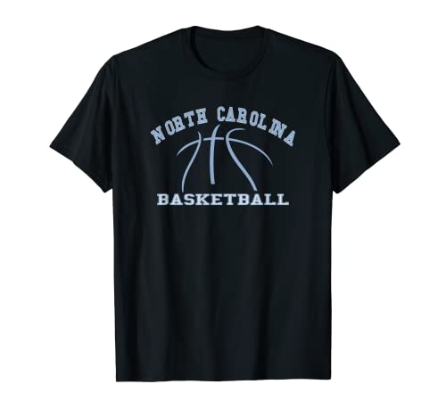 North Carolina Basketball Camp Fan Hoops Graphic NC Gear T-Shirt