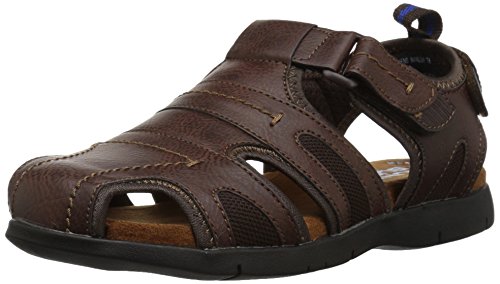 Nunn Bush Men's Rio Grande Closed Toe Fisherman Sandal, Tan, 10 M US