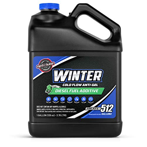Opti-Lube Winter Formula Anti-Gel Diesel Fuel Additive: Gallon (1 Gallon (Treats 512 Gallons))