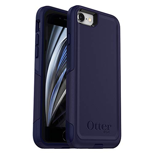 OtterBox COMMUTER SERIES Case for iPhone SE (3rd and 2nd gen) and iPhone 8/7 - Retail Packaging - INDIGO WAY (MARITIME BLUE/ADMIRAL BLUE)