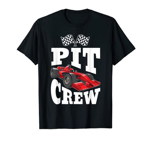 Pit Crew Racing Lover Car Race Cars Sports Drag Track Racer T-Shirt