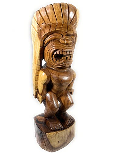 Premium Traditional Kanaloa Tiki 40 inch - Hawaii Museum Replica - Hawaii Heritage | #yuy3801100