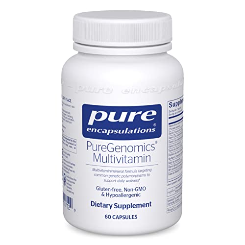 Pure Encapsulations PureGenomics Multivitamin | Supplement to Support Nutrient Requirements of Common Genetic Variations* | 60 Capsules