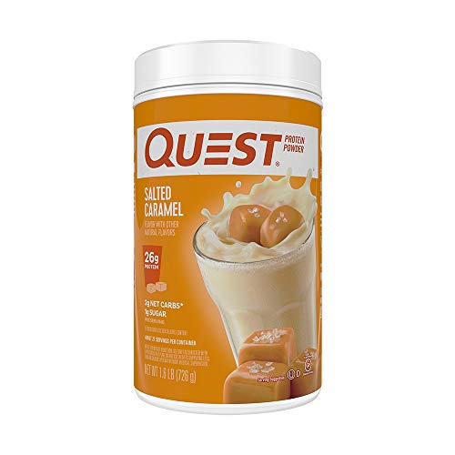 Quest Nutrition Salted Caramel Protein Powder, Low Carb, Gluten Free, Soy Free, 25.6 Ounce (Pack of 1)