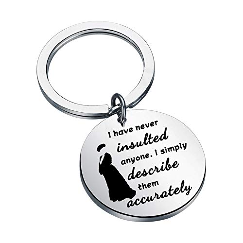 Quotes KeychainDowager Countess Gifts Home Office Gift (never insulted anyone)