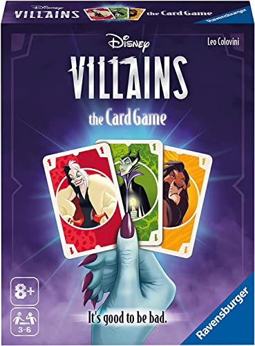 Ravensburger Disney Villains The Card Game – A Wickedly Fun Card Game for Boys and Girls Ages 8 and Up