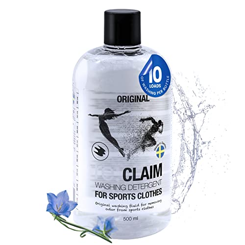 Re:Claim Liquid Laundry Sports Detergent - Washing Detergent for Athletic Sportswear, Activewear, Sports and Gym wear - Tough on Odors, Gentle on Workout Clothes, 10 Loads, 16.9 fl oz