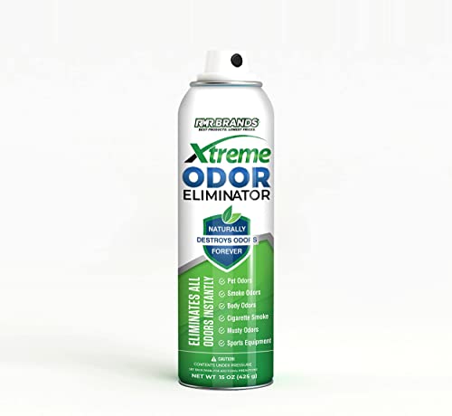 RMR-Xtreme Odor Eliminator - Naturally Destroys Odors Forever, Organic Solution, No VOCs, Removes Musty Odors, Non Corrosive, Nonflammable, Biodegradable, Safe and Easy to Use, 1 Pack, 15 Ounces Each