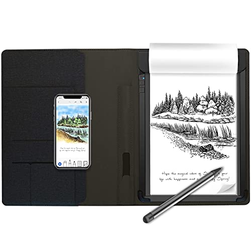 Royole RoWrite Smart Writing Digital Pad for Business, Academic and Art, with Folio, Pen, 2* A5 Notepads