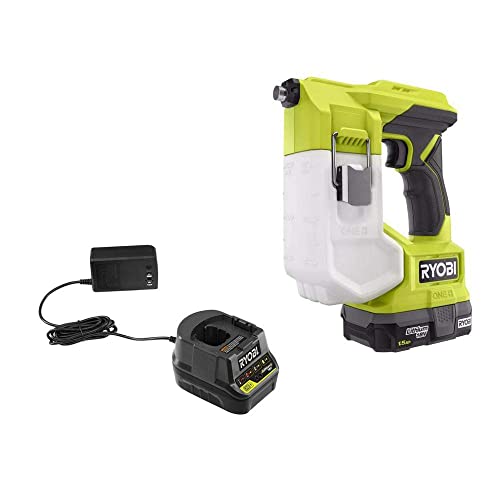 Ryobi One 18V Cordless Handheld Sprayer Kit with (1) 1.5 Ah Battery and Charger