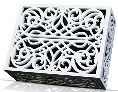 Saber Unlimited Doorbell Chime Cover Box Corinthian Style Inside Decorative Doorbell Chime Covering Only (White)