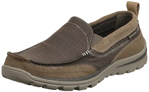 Skechers Men's Superior Milford Slip-On Loafer, Light Brown, 10.5 M US