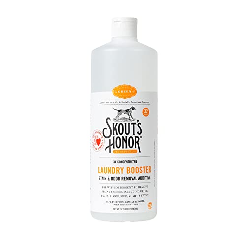 Skout’s Honor: Professional Strength Laundry Booster - Stain and Odor Removal Additive - 3x Concentrated Solution For Laundry Use - 32 oz.