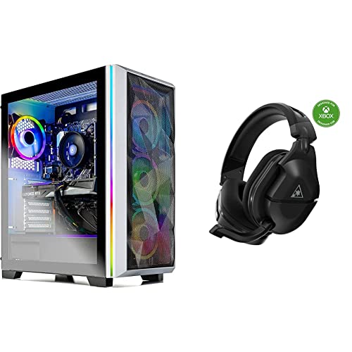 Skytech Chronos Gaming PC Desktop – Intel Core i5 12600K 3.7 GHz, RTX 3070, 1TB NVME SSD, 16G & Turtle Beach Stealth 600 Gen 2 MAX Multiplatform Amplified Wireless Gaming Headset