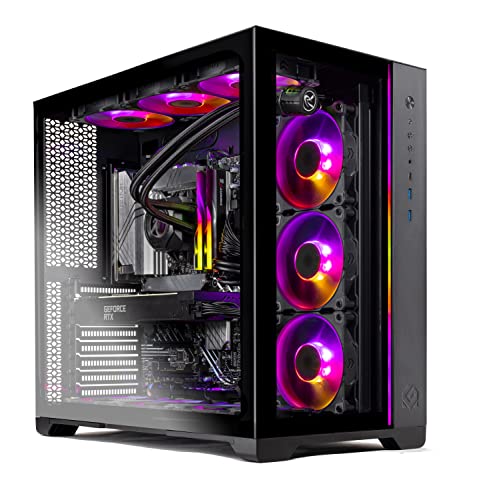 Skytech Prism II Gaming PC Desktop – INTEL Core i9 12900K 3.2 GHz, RTX 3090, 1TB NVME Gen4 SSD, 32G DDR5 RGB, 850W GOLD PSU, 360mm AIO, AC Wi-Fi, Windows 10 Home 64-bit