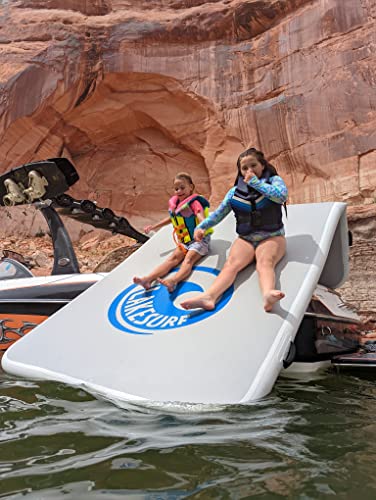 Slide Island Inflatable Boat Slide and Mat