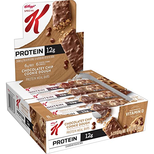 Special K Protein Meal Bars, Chocolatey Chip, 12.7 oz (8 Count)