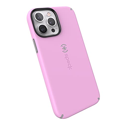 Speck Products CandyShell Pro Case Fits iPhone 13 Pro Max/iPhone 12 Pro Max, Aurora Purple/Cathedral Grey