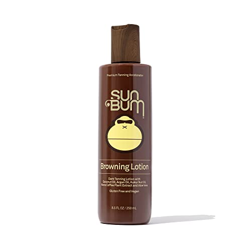 Sun Bum Browning Lotion | Vegan and Reef Friendly (Octinoxate & Oxybenzone Free) Sun Tanning Cream with Aloe Vera | 8.5 oz