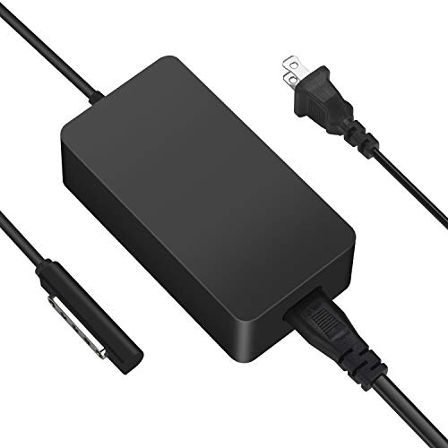 Surface Pro 1 & 2 Surface 2 Charger 48W Power Supply AC Adapter for Microsoft Surface Pro1 Surface Pro 2 Surface RT & RT2 1512 1536 1601 i5 i7 Tablet with 5V 1A USB Charging Port