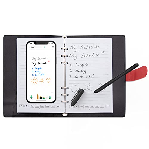 SyncPen3 Set- NEWYES Smart Pen + Smart Notebook, OCR Digital Pen for Students, Designer, Business Man, Record Notes, Bluetooth, Wireless, iOS