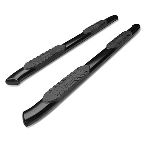 TAC Side Steps Fit 2005-2023 Toyota Tacoma Double Cab Truck Pickup 5" Oval Bend Black Side Steps Nerf Bars Step Rails Running Boards Off Road Exterior Accessories (2 Pieces Running Boards)