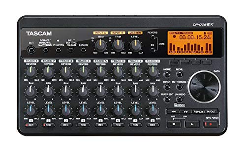 TASCAM Compact 8-Track Digital Pocketstudio Multitrack Recorder (DP-008EX)