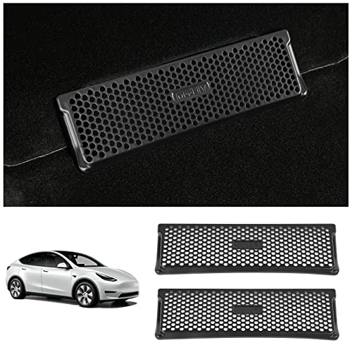 Tinlucys Backseat Air Vent Cover for Model Y,Model Y Interior Accessories,Air Flow Vent Grille Protection Set of 2 only for 20-23 Model Y Tesla Model Y Accessories (2 Pack)