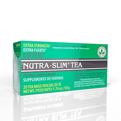 Triple Leaves Brand Nutra-Slim Tea (20 Tea Bags), Extra Strength Dieters’ Tea - Dietary Detox Tea