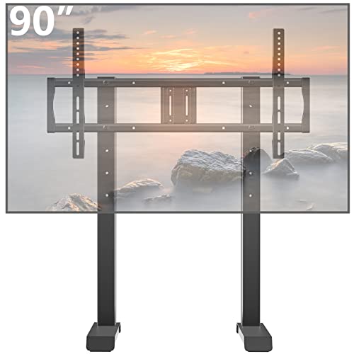 Universal Modern TV Stand Legs, for 55-90 inch LCD LED OLED 4K Plasma TVs, Tabletop TV Stand with Mount, Height Adjustable TV Mount Stand with Cable Management, Holds up to 150 lbs