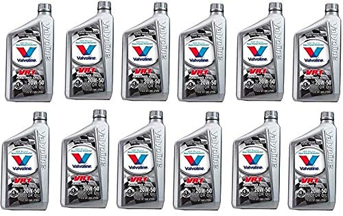 Valvoline 20W-50 VR1 Racing Motor Oil - 1qt (Case of 12)