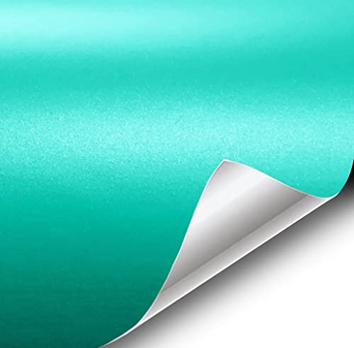 VViViD+ Matte Metallic Miami Teal Premium Vinyl Wrap Film (100ft x 5ft)