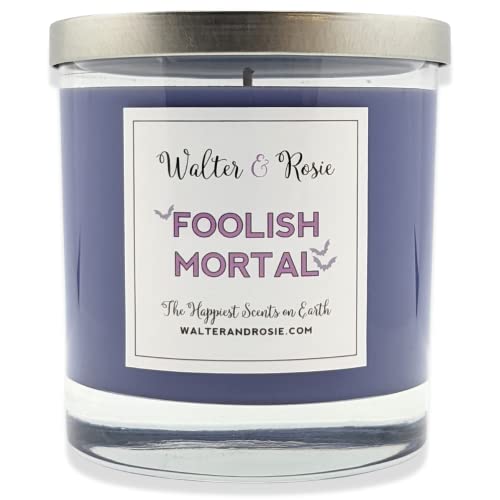Walter & Rosie Candle Co. - Foolish Mortal 11oz Scented Candle Inspired by Disney Scents - Smell Like Disney Resorts - The Happiest Scents on Earth - Soy Blend - Up to 40 Hrs