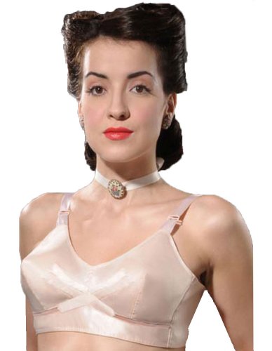 What Katie Did 1940s Vintage Peach Bullet Bra L6036 38D