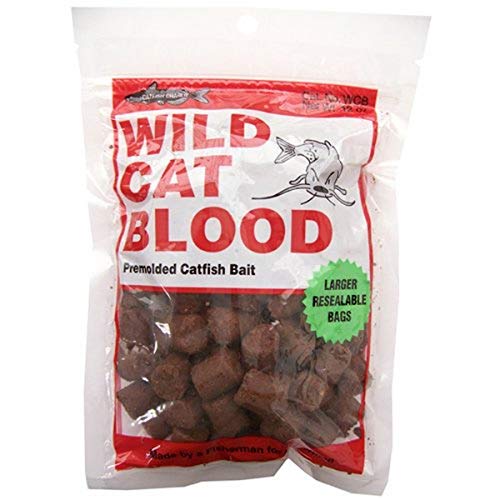 Wild Cat Pre-Molded Catfish Bait,Brown