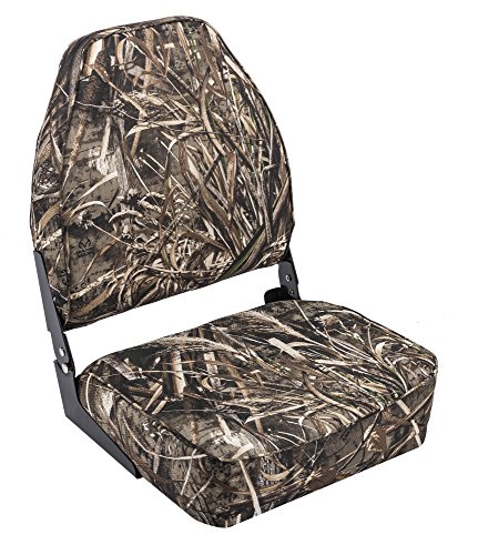 Wise 8WD617PLS-733 Camo High Back Boat Seat, Realtree MAX 5