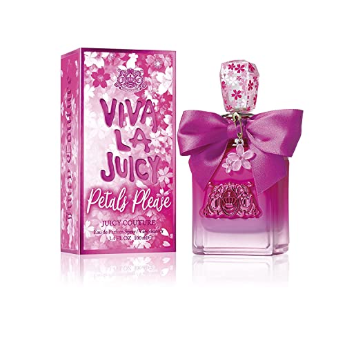 Women's Perfume by Juicy Couture, Viva La Juicy Petals Please, Eau De Parfum EDP Spray, 3.4 Fl Oz
