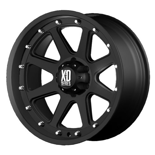 XD Series by KMC Wheels XD798 Addict Matte Black Wheel (18x9"/6x139.7mm, +18mm offset)