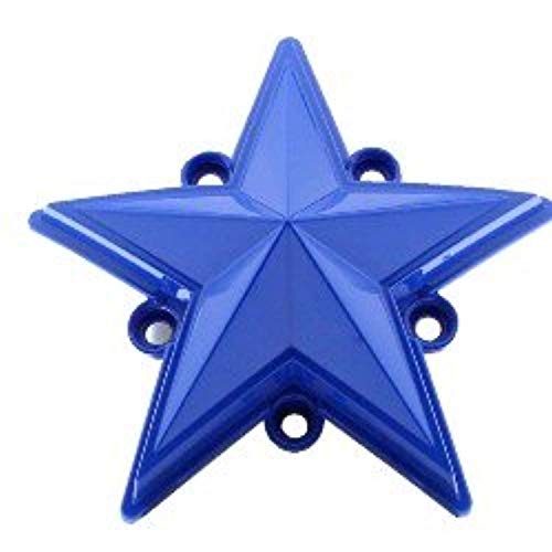 XD Series by KMC Wheels XDSTAR-BL-PK BLUE XD SERIES COLORED REPLACEMENT STAR FOR ROCKSTAR CAPS (5 PACK)