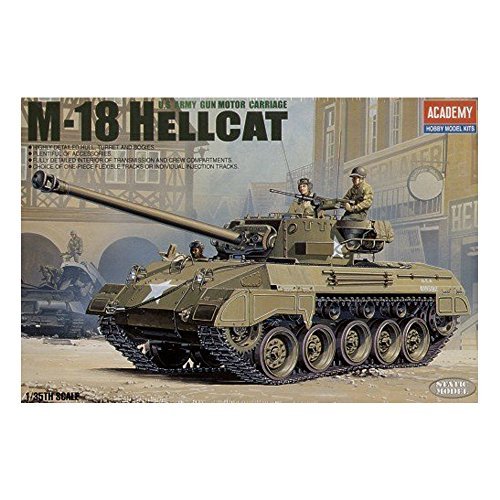 Academy M-18 Hellcat U.S Army 1/35 Plastic Model Kit Europe M 18 Super Hellcat By Academy